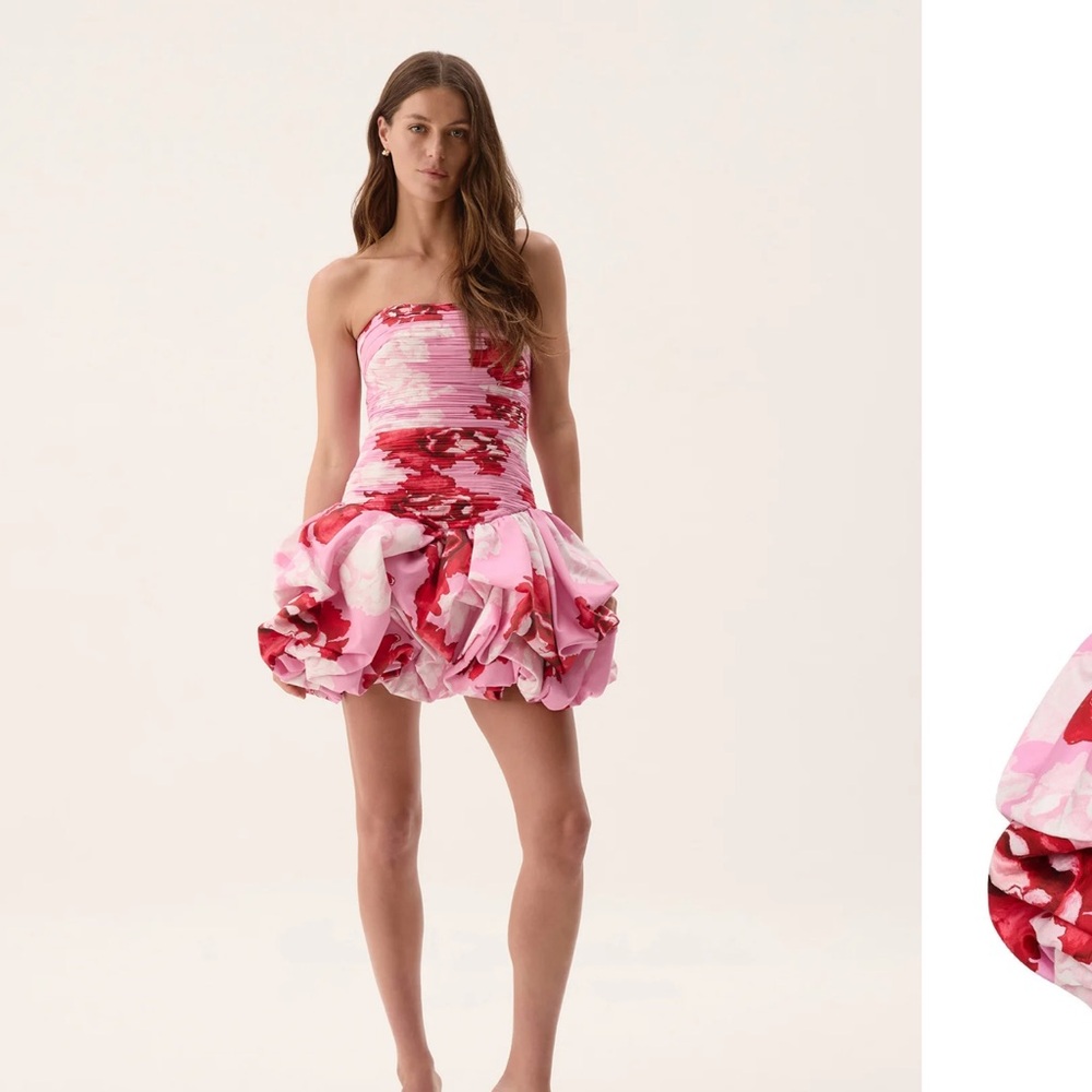Strapless pink and White Dress. NWT
Australian size 8
US size 2